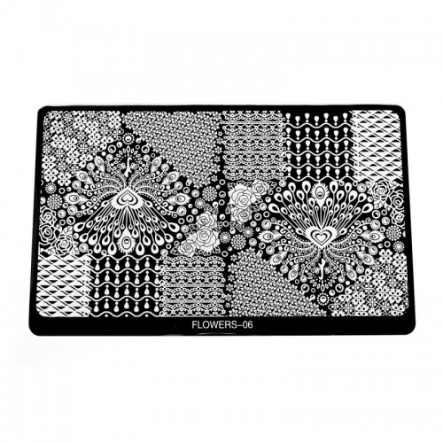 Stamping Plocica Flowers 06